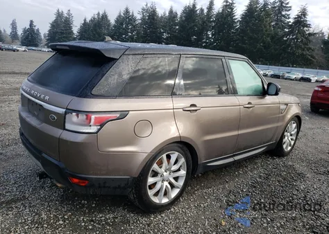 2016 Land Rover Range Rover Sport Hse from USA, damaged, VIN SALWR2VF9GA547371